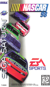 NASCAR 98 Sega Saturn  box art
